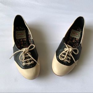 Bettie Page saddle shoes